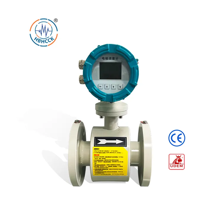 OEM industrial remote ammonia effluent sewage engineering flowmeter electromagnetic flow meter