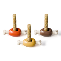 Nouveaux accessoires pour animaux de compagnie chien porte-friandises jambe de poulet Bully support de bâton interactif chien ToySlow Feeder mâcher chien dispositif de sécurité