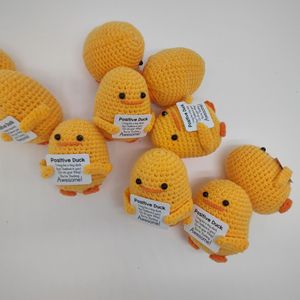 Llavero de Peluche de Pato Positivo Emocional Personalizado, Relleno de Algodón PP, Tamaño 0-10cm - Marca Juqi Chaveiros - Product Image 4