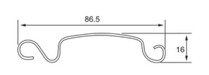 Mesin Pembuat Slat Pintu Penutup Penggulung Aluminium Baja Cina Harga/Otomatis Roller <span class=keywords><strong>Shutter</strong></span> Pintu Slat Roll <span class=keywords><strong>Forming</strong></span> Mesin - Product Image 2