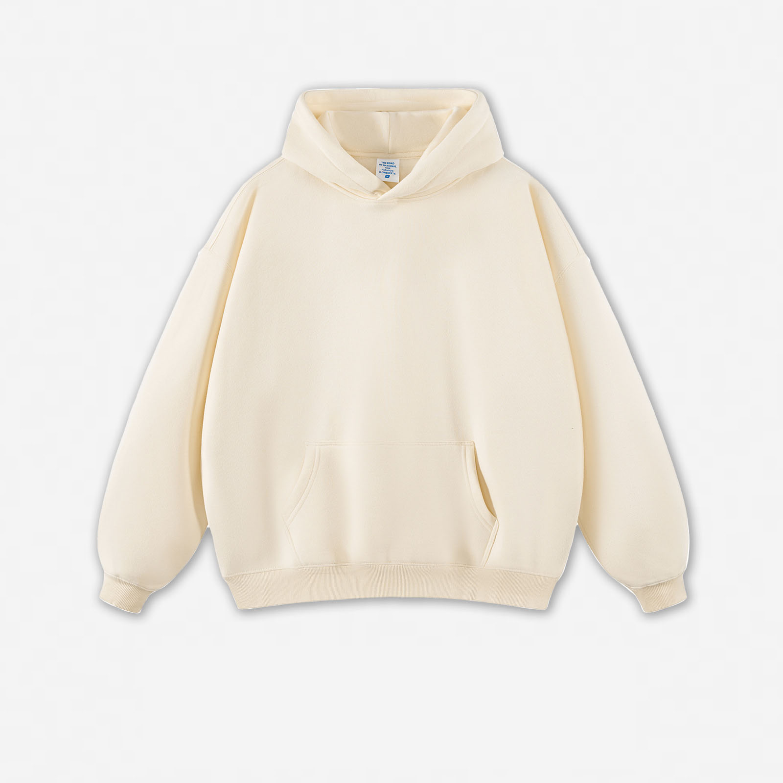 sweat à capuche crème