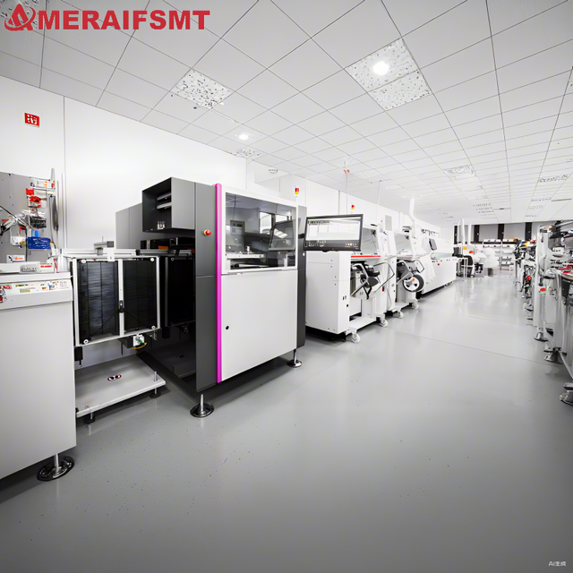 Meraif Smt Pick Place Machine Line Hanwha Pick and Place Machine Reflow Oven SMT Stencil Printer SMT PCB Loader