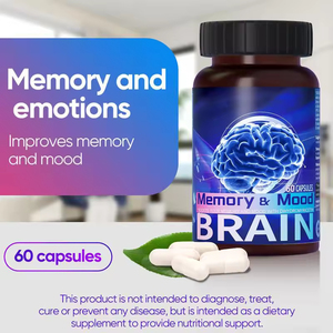 60 Cápsulas para el Cerebro para Adultos con Colágeno y Vitaminas, Mejoran la Memoria y el Sueño, Fabricación Personalizada al por Mayor, Procesamiento OEM - Product Image 5