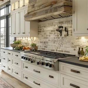 تصميم لوحة البلوط الصلبة المخصصة ، أدراج قريبة ناعمة ، نمط ريفي حديث لتجديد المنزل - Product Image 5