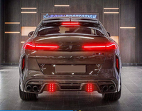 Kits de carrosserie en fibre de carbone de haute qualité style Larte Design pour BMW X6M F96 2019-2023 : Lame avant, jupes latérales, diffuseur arrière, calandre, capot