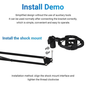 Hot bán BM800 + V8S Card âm thanh Set âm thanh condenser Studio hát microphone - Product Image 6