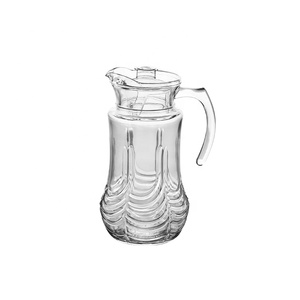 Thủy tinh nhà máy trong kho Jug với nhựa rõ ràng trong suốt 1L 1.5L 1.8L <span class=keywords><strong>2L</strong></span> đa kích thước Glass <span class=keywords><strong>Pitcher</strong></span> với nắp - Product Image 5