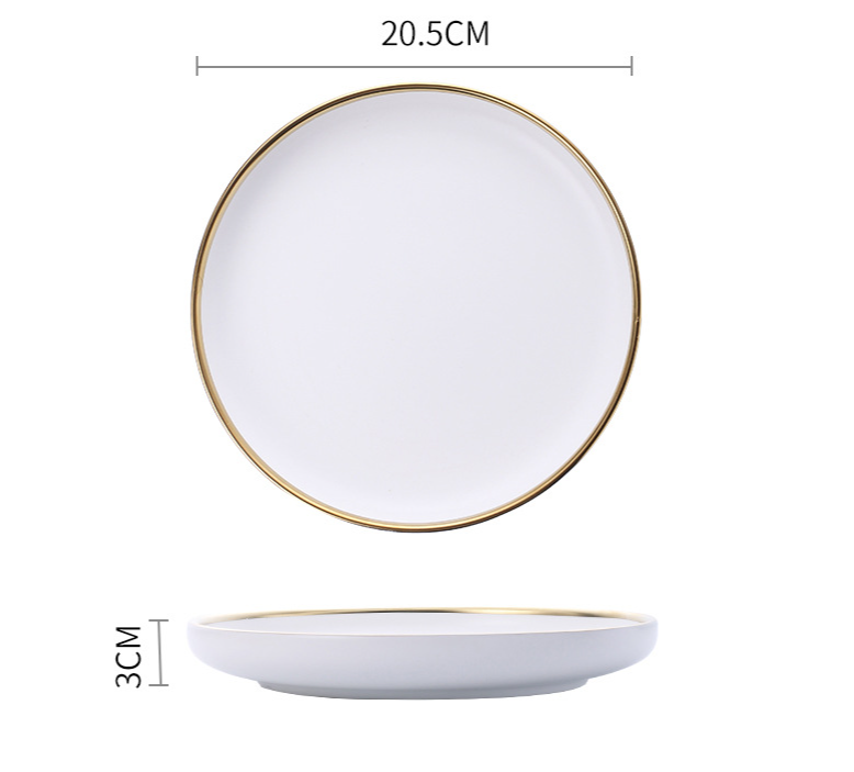 Plateau de 8 pouces (blanc demi-lumière)