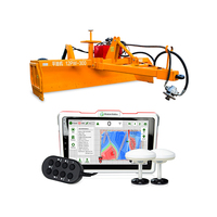 Niveleur laser satellite automatique pour tracteur, largeur de travail 2M-4M, agriculture de précision, amélioration du sol, GPS RTK