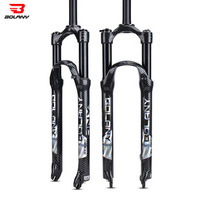 Garpu Depan Sepeda Gunung MTB SeeMore 26/27.5/29 XC Berbahan Aluminium Alloy, Crown 28.6mm, Suspensi Lockout dengan Peredam Udara untuk Sepeda BMX dan Fat Bike