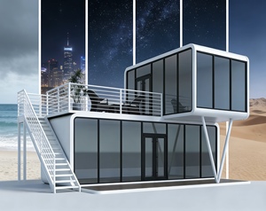 <span class=keywords><strong>Casa</strong></span> Contenedor Prefabricada Ecológica a Mejor Precio <span class=keywords><strong>con</strong></span> Electricidad Solar, Hotel, Dormitorio - Product Image 1