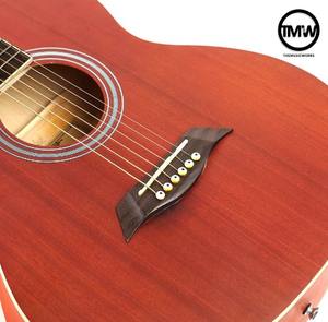 Guitarra acústica Genesis de 37 \ "de color madera natural con cuerdas de acero para principiantes y practicantes intermedios de yoga y pilates - Product Image 2