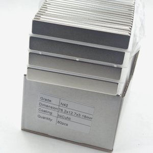 Aimant néodyme rectangulaire de qualité N35 N38 N45, aimant puissant NdFeB pour appareils ménagers - Product Image 6