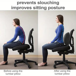 <span class=keywords><strong>Cuscino</strong></span> lombare ergonomico snello <span class=keywords><strong>per</strong></span> seggiolino auto, poltrona reclinabile e letto - Product Image 2