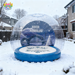 Tente à bulles gonflable en maille PVC durable imperméable au vent Caractéristiques AIRFUNPRO Marque Tente <span class=keywords><strong>de</strong></span> Noël <span class=keywords><strong>Maison</strong></span> à bulles - Product Image 1
