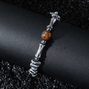 Pulsera de Cadena Geométrica Simple y Popular, Estilo Hiphop, Pulseras de Acero Inoxidable para Hombre, Joyería de Moda al por Mayor - Product Image 2