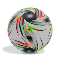 Ballon de football en PVC écologique, cousu à la machine, durable, taille 5, pour l'entraînement des jeunes, couleurs et logo personnalisés, cadeaux promotionnels