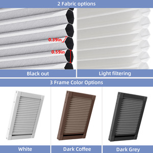 Stores alvéolaires manuels ZSTARR pour fenêtres <span class=keywords><strong>de</strong></span> <span class=keywords><strong>toit</strong></span> et fenêtres inclinées, semi-occultants, isolants thermiquement, en tissu - Product Image 4