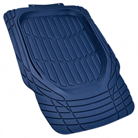 Tapis de sol avant pour voiture, ensemble complet de 4 pièces, en PVC 20 mm, robustes, imperméables, avec rebord fermé et rainure de guidage de liquide