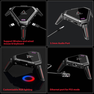 Gamwing Monster Game <strong>Adapter</strong> Mouse Keyboard Converter Video Game Converter for PS5 <strong>PS4</strong> PC Xbox X/S Nintendo Switch - Product Image 2