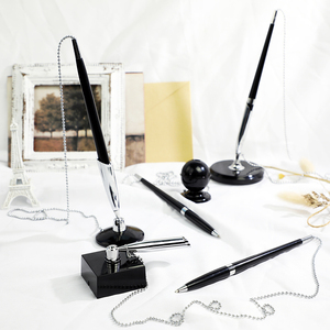 <span class=keywords><strong>Prix</strong></span> usine beaucoup forme support de table de base de stylo avec chaîne avec papier auto-adhésif pour banque - Product Image 5