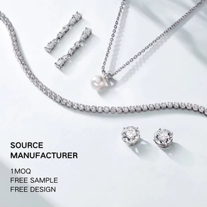 Đồ trang sức Nhà cung cấp tùy chỉnh 925 Sterling bạc sang trọng kim cương ngón tay nhẫn với moissanite cho Đảng kỷ niệm quà tặng - Product Image 6