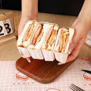 Papier ciré de qualité alimentaire personnalisé pour sandwichs et hamburgers, feuille unique, jetable, résistant à l'huile, papier de qualité alimentaire - Product Image 2