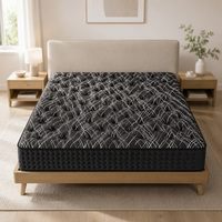 Matelas hybride à ressorts ensachés en promotion, compressé sous vide, en mousse à mémoire de forme, pour la maison, la chambre, l'hôtel, vente en gros