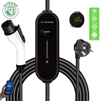 Chargeur EV portable XTEVSE 7kW pour Chevrolet, nouvelle station de charge rapide de niveau 2 puissante, interface Type 2, 32A, écran LCD, domicile