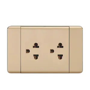 High Quality Customized Double Pole Wall socket Switch US Home Switch 10A Outlet