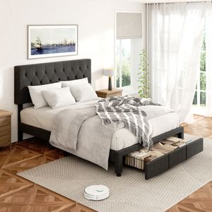 Cadre <span class=keywords><strong>de</strong></span> <span class=keywords><strong>lit</strong></span> multifonctionnel intelligent en bois massif avec coussin <span class=keywords><strong>de</strong></span> tête réglable et contrôle par application pour mobilier <span class=keywords><strong>de</strong></span> maison - Product Image 2