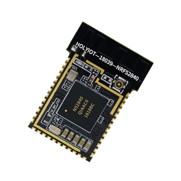 Nrf52840 módulo sem fio, transmissor de longo alcance ble 5.1 beacon ibeacon uart port para ble módulo de dente azul