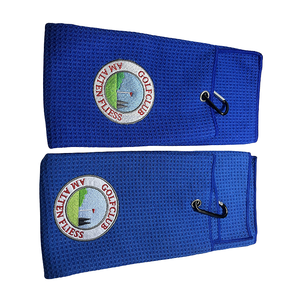 Serviette de <span class=keywords><strong>golf</strong></span> sportive en microfibre gaufrée, brodée sur mesure, séchage rapide, écologique, Shanghai Xiyi 2023 - Product Image 6