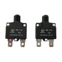 10070020 interrupteur de protection contre les surcharges 15A 125/250V disjoncteur de réinitialisation à bouton-poussoir
