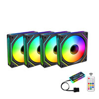 Ventiladores de Refrigeración RGB AntarcChill de Fábrica de 120 mm, 4 Pines PWM Argb, Silenciosos, 5V, 3 Pines, Enfriador de CPU, Carcasa de Plástico para Radiador de Juegos Silencioso