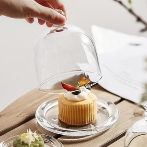 Vetro chiaro vetro <span class=keywords><strong>limone</strong></span> cupola di vetro piatto di burro con coperchio vetreria vasetto di vetro <span class=keywords><strong>limone</strong></span> piatto di vetro - Product Image 2