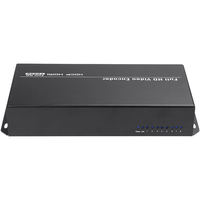 Encodeur vidéo HDMI vers IP Unisheen 8 en 1 H.265 H.264, 8 canaux, encodeur de streaming en direct, encodeurs HD H265