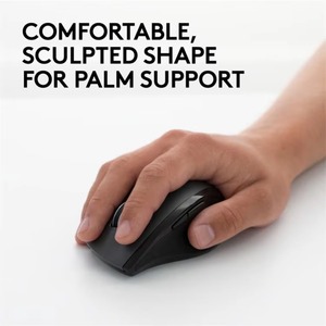 Hot-selling ergonomic <b>wireless</b> Logitech M705 mouse with optical tracking and unified USB receiver - Product Image 6