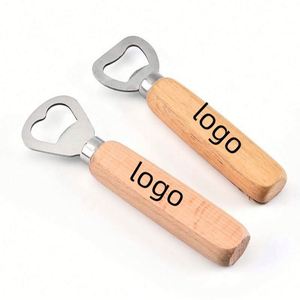 Sacacorchos para Vino, Cerveza, Sidra y Bebidas, con Mango de Madera, para Hogar, Bar, Restaurante, Regalo Promocional - Product Image 1