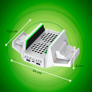 แท่นวาง Xbox Series S รุ่น ELE-GATE พร้อมฟังก์ชั่นระบายความร้อนและที่ชาร์จคอนโทรลเลอร์ - Product Image 3