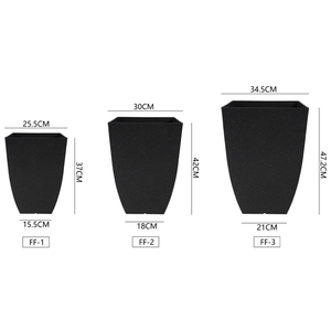 Thiết Kế Mới Bán Buôn Địa Trung Hải Nhựa Chậu <span class=keywords><strong>Hoa</strong></span> Cây Vuông <span class=keywords><strong>Ao</strong></span> Dài Và Lớn Bình Cho Sàn Nhà Vườn Trong Nhà Ngoài Trời - Product Image 5