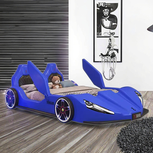 Nuovo <span class=keywords><strong>Letto</strong></span> per Bambini a Forma di Auto di Design Moderno <span class=keywords><strong>Letto</strong></span> Auto Nero per Ragazzi <span class=keywords><strong>Letto</strong></span> per Bambini di Alta Gamma <span class=keywords><strong>Imbottito</strong></span> con Cartoni Animati e Sponde di Sicurezza - Product Image 5