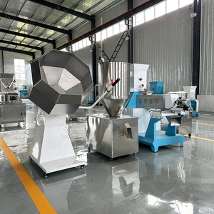 Nuevo 400-500 kg/h Extrusora de alimentación de peces flotante de alta capacidad Máquina de alimentación de peces Extrusora Máquina de prensa de pellets de alimentación de peces flotante - Product Image 5