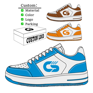 Thương Hiệu Tùy Chỉnh Skate Giày Châu Âu Trạm Người Đàn Ông Sang Trọng Phụ Nữ DIY Logo Giản Dị Thiết Kế Thời Trang Xu Hướng Chậm Đi Bộ Thấp Moq - Product Image 1