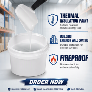 Revêtement isolant en aérogel, peinture résistante à la chaleur et à économie d'énergie pour équipements industriels et matériaux de construction - Product Image 1