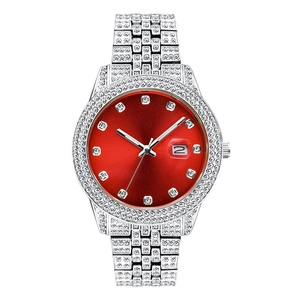 นาฬิ<span class=keywords><strong>ก</strong></span>าข้อมือผู้ชายแฟชั่น MISS FOX สีเขียว ประดับเพชร นาฬิ<span class=keywords><strong>ก</strong></span>าควอตซ์เรืองแสง <span class=keywords><strong>ก</strong></span>ันน้ำ - Product Image 5
