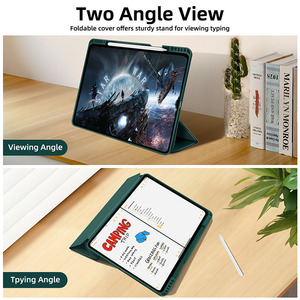 Custodie per <span class=keywords><strong>Tablet</strong></span> intelligenti a tre volte resistenti agli urti dal Design unico per iPad Air 13 <span class=keywords><strong>Pro</strong></span> custodia per iPad Air con portamatite - Product Image 4
