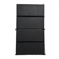 Enceintes Line Array Actives Veeter Mini HDL 6-A Double 6 Pouces 2 Voies, Aimant Néodyme 700W/1400W 55Hz-20kHz pour DJ, Scène et Utilisation Extérieure