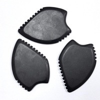 Planche de massage facial anti-gonflement en pierre de Bian naturelle Gua Sha, vente en gros