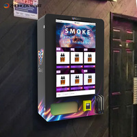 Máquina Expendedora de Tabaco Inteligente de Pared con Verificación de Edad, Pantalla Táctil de 32 Pulgadas, SDK Habilitado, Atomizador, Dispensador Basado en la Nube